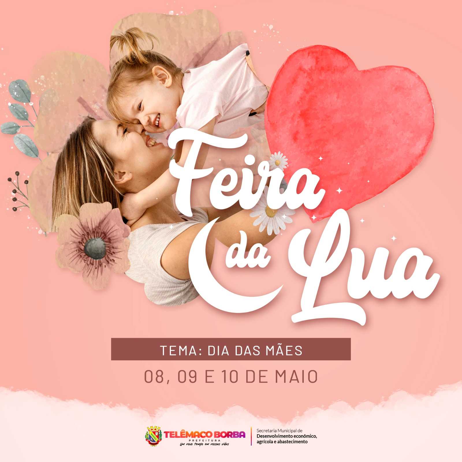 Feira da Lua especial de Dia das Mães terá mais de 80 expositores em Telêmaco Borba